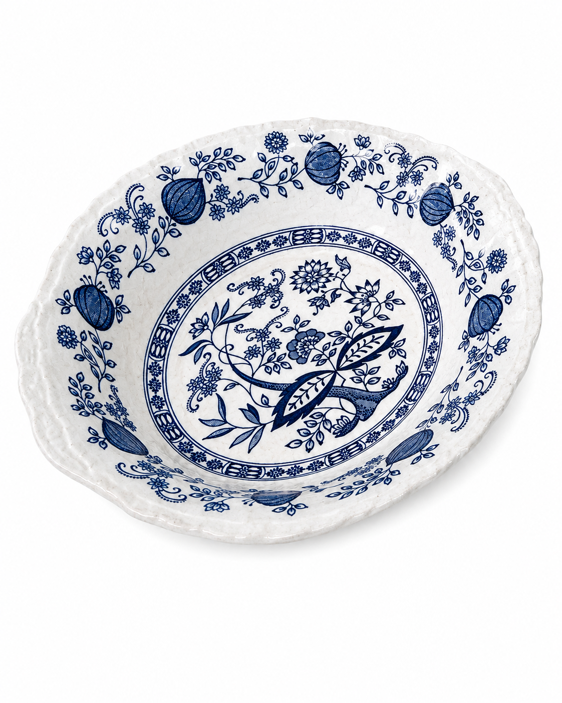 Vintage Enoch Wedgwood “Blue Heritage” Serving Bowl 9”