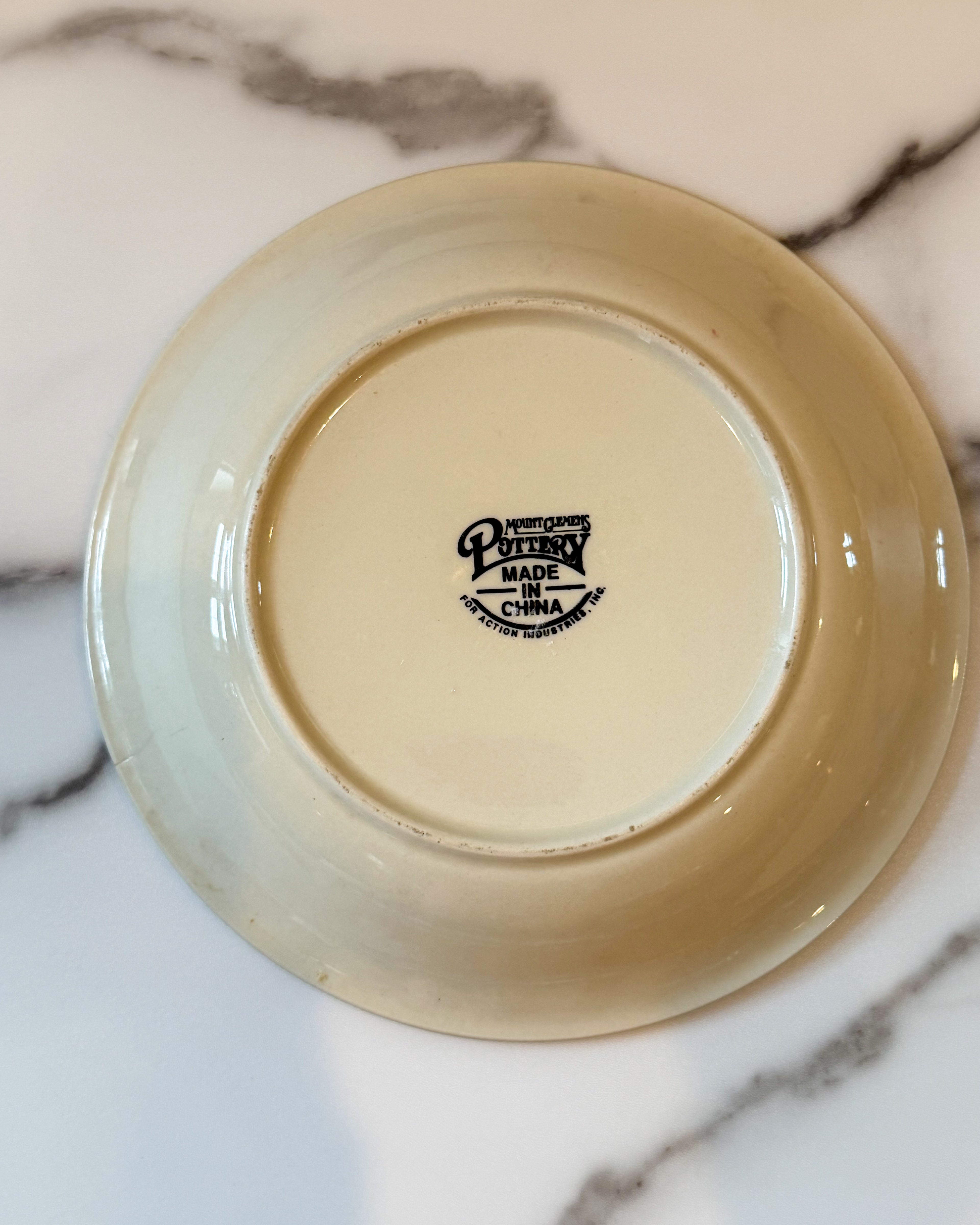 Vintage Mount Clemens Pottery Pie Plate, World’s Best Pie Plate, Collectible Pie Plate Baker Gift, Pie Serving Plate, Country Cottage Decor