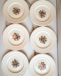 Vintage Wedgwood Conway A.K. 8384 Edme Floral Bread & Butter Plate England Set of 6