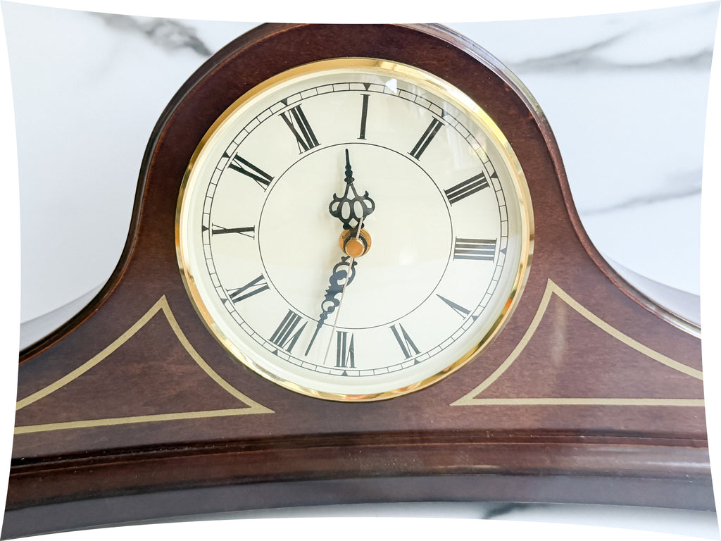 Vintage Bombay Company Mantel Clock Working Quartz Clock