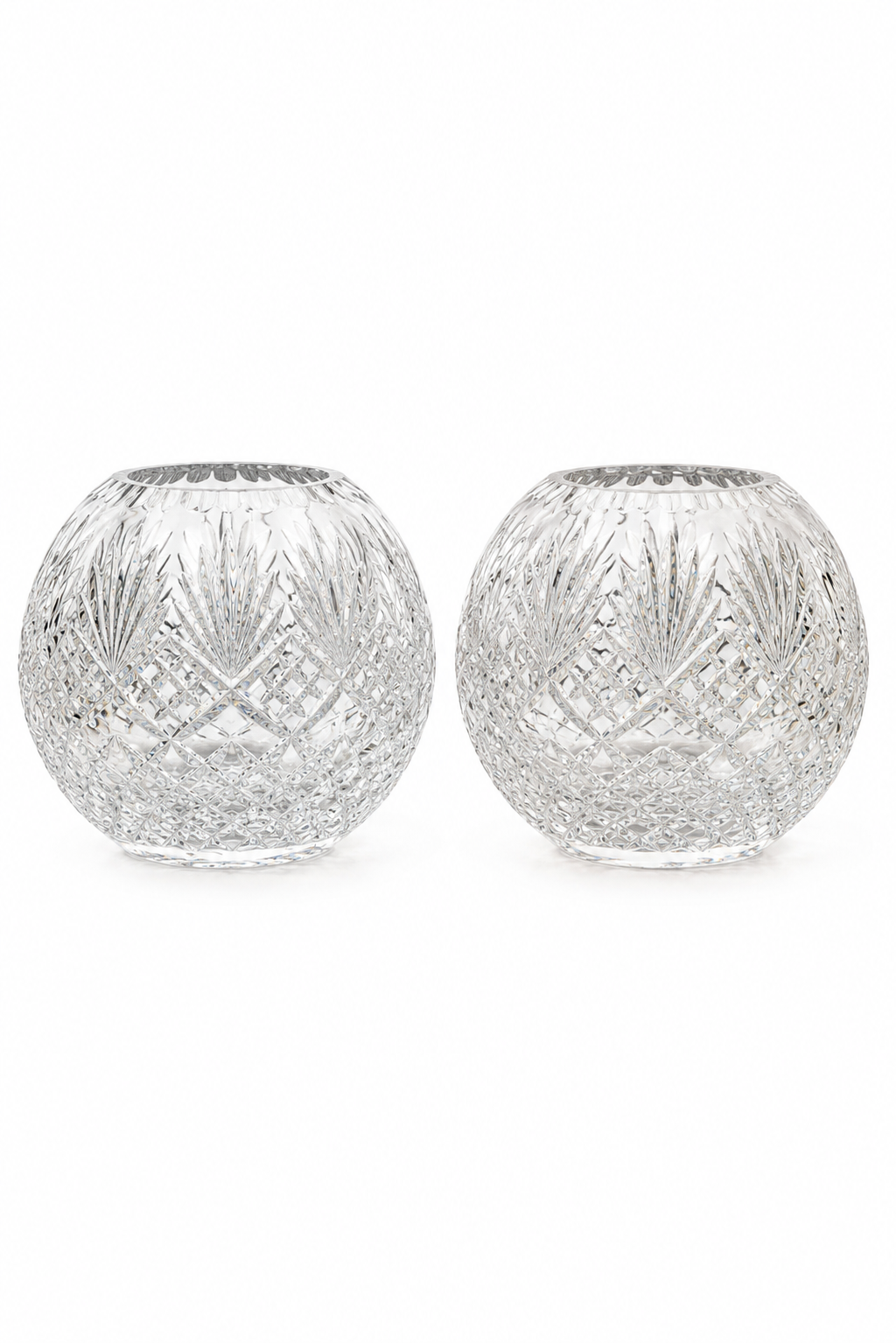 Pair of Lenox Crystal Star Vase