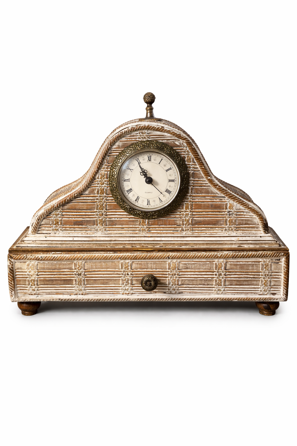 Mantel Clock with Drawer