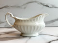 Vintage J&G Meakin Classic White Gravy Boat Made in England
