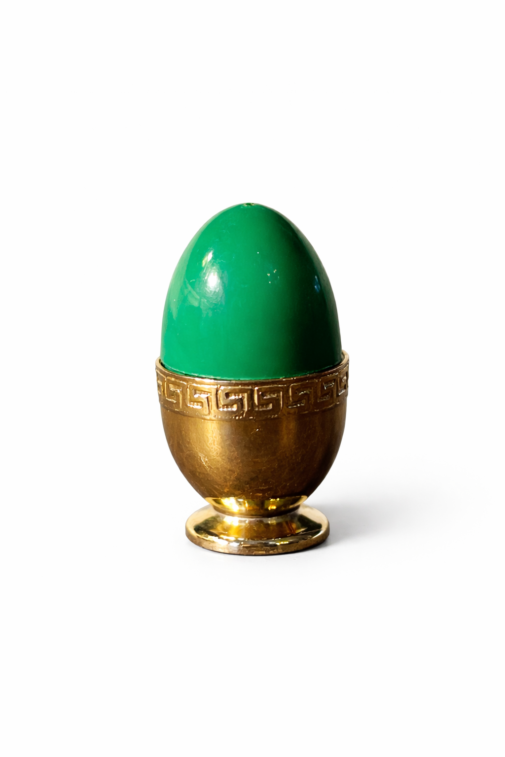 Vintage Green Egg Thimble Holder