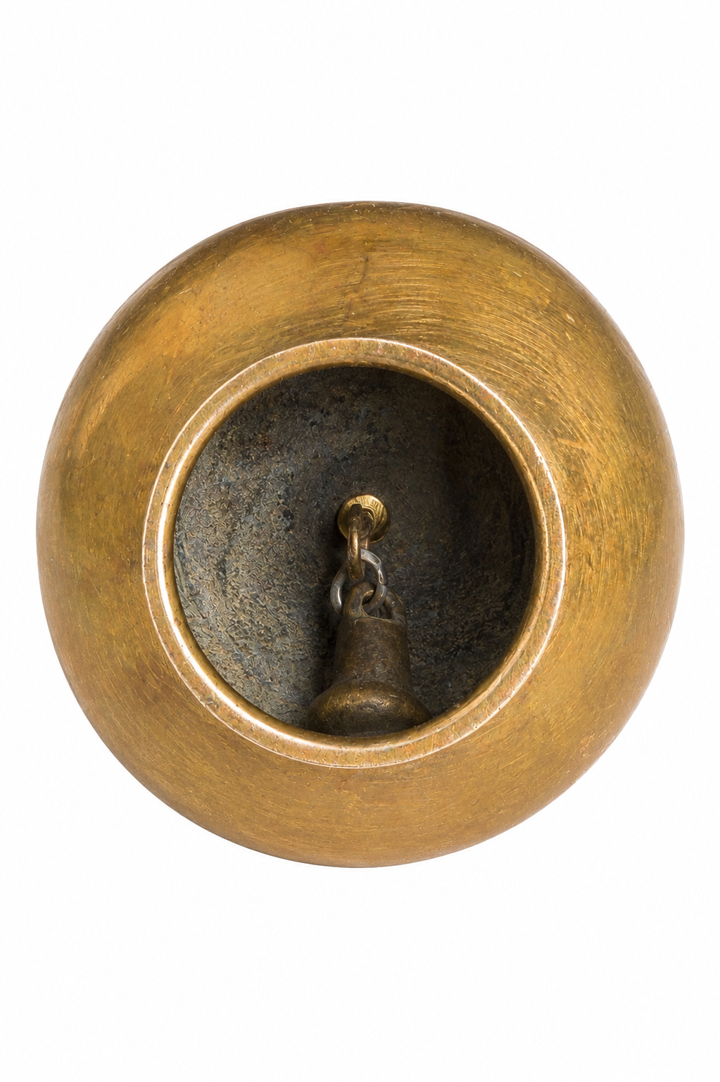 Vintage Brass Apple Bell