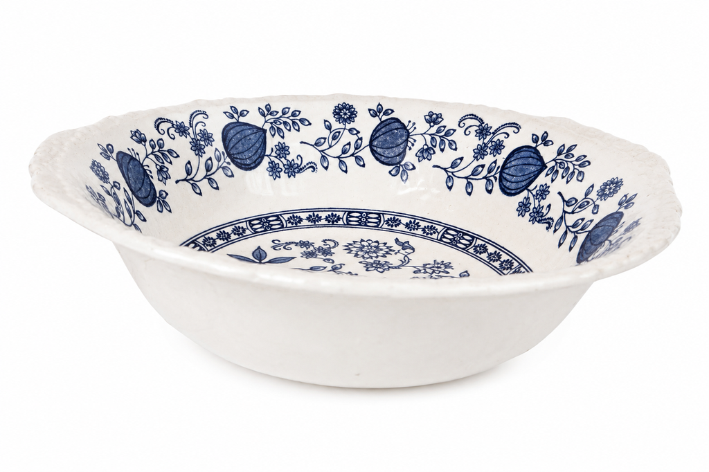 Vintage Enoch Wedgwood “Blue Heritage” Serving Bowl 9”