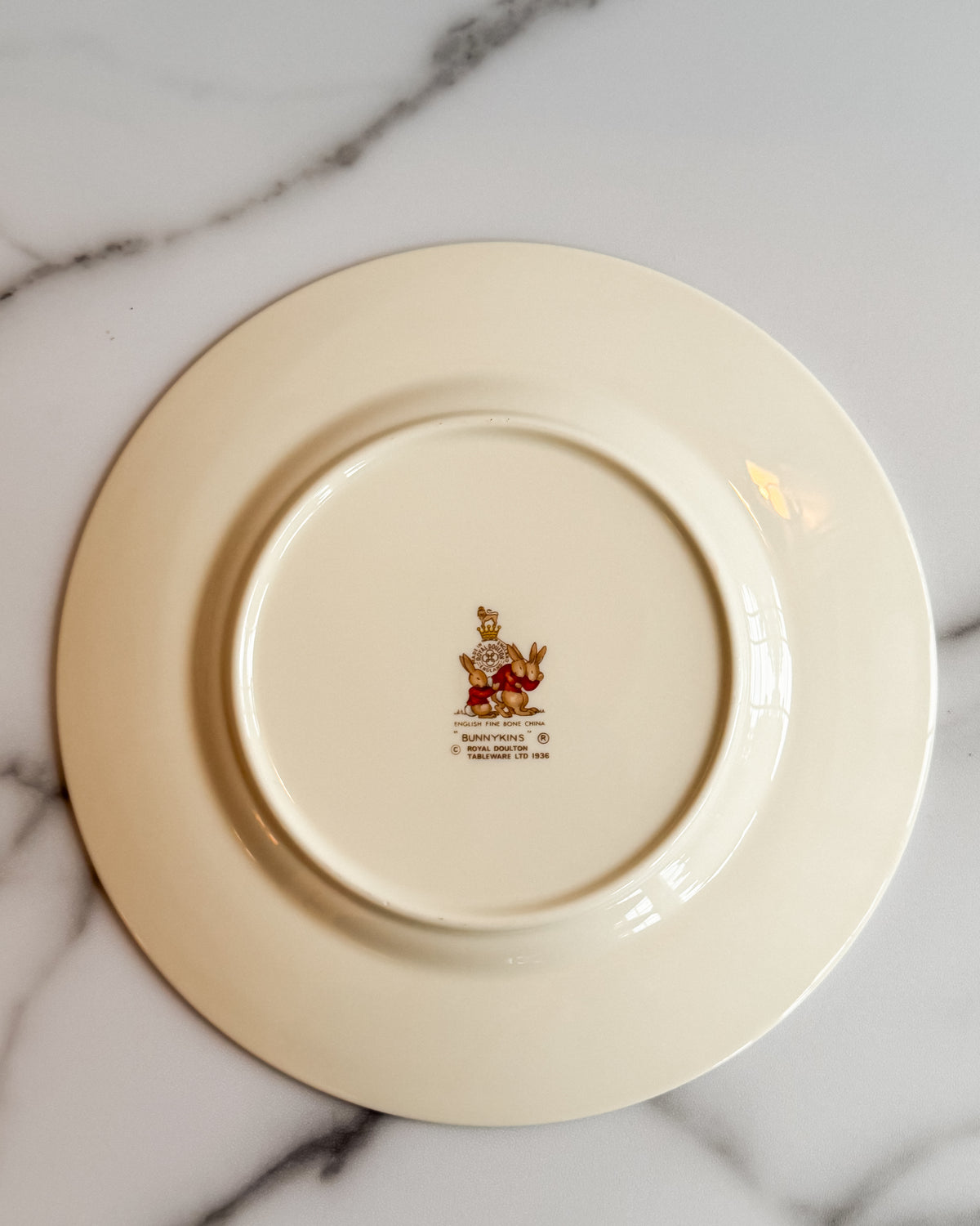 Vintage Royal Doulton Bunnykins Family Gardening Plate English Fine Bone China 8