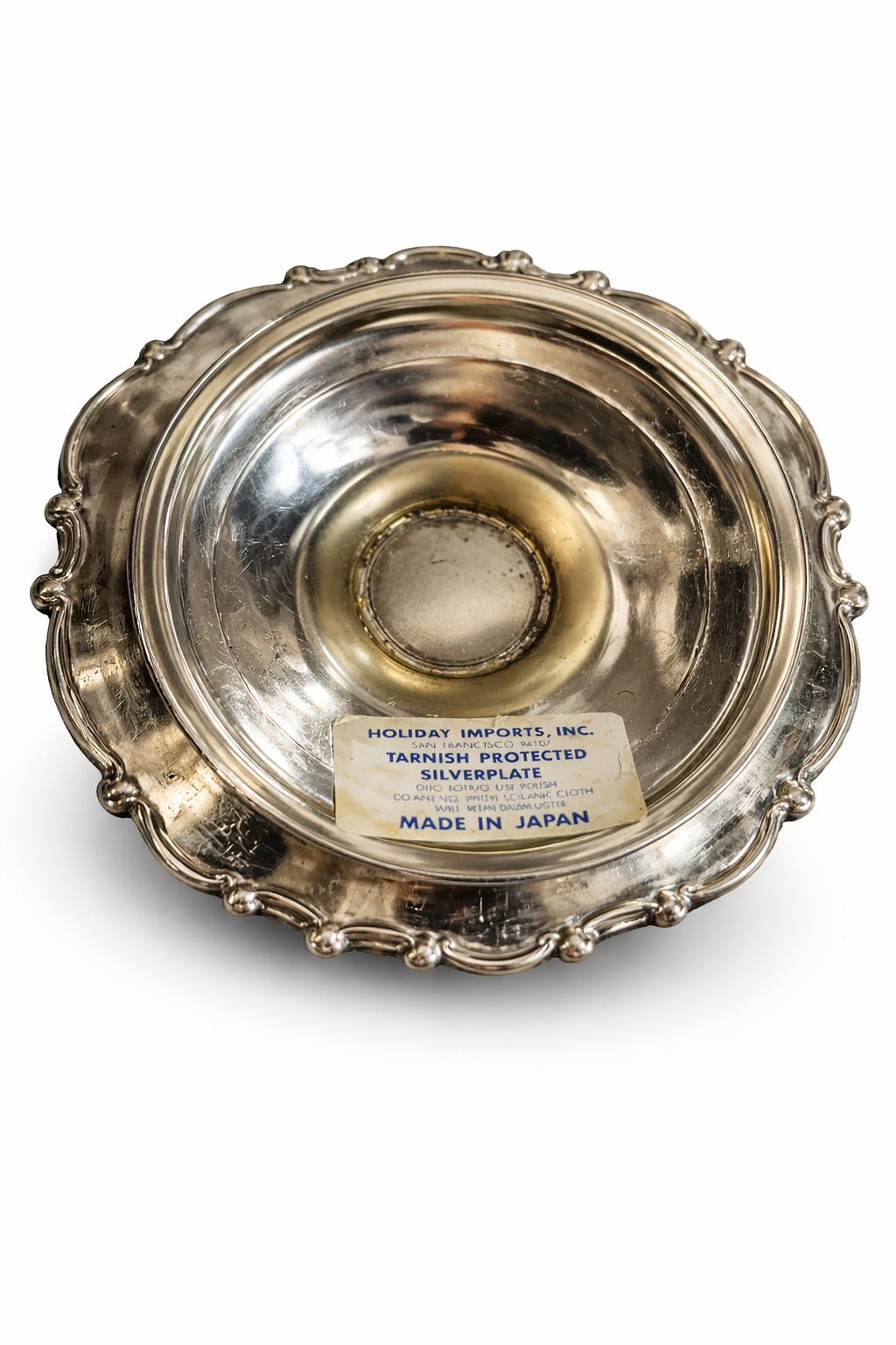 Vintage Gorham EP Silverplate Pedestal Bowl