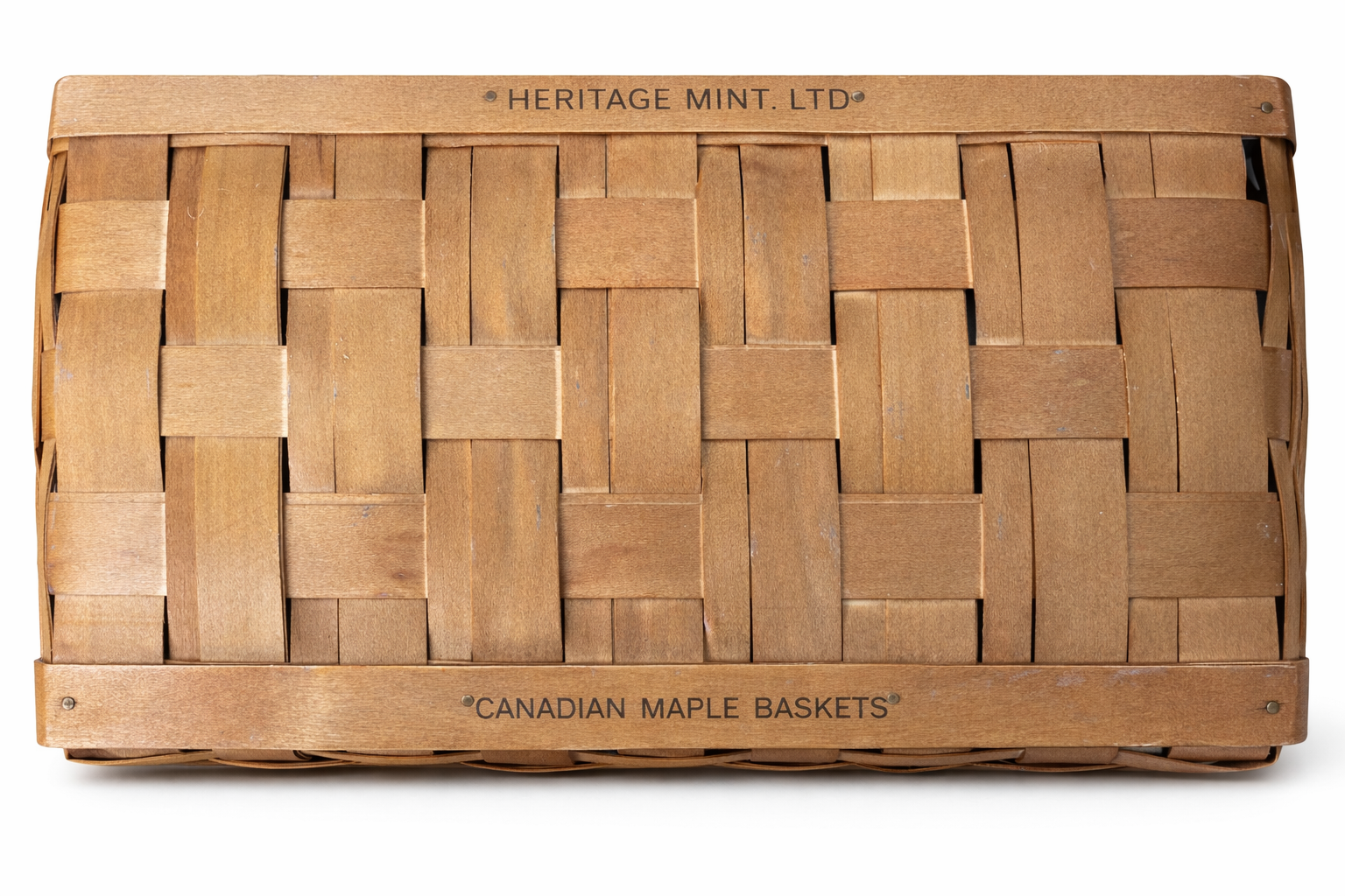 Canadian Maple Basket by Heritage Mint Ltd