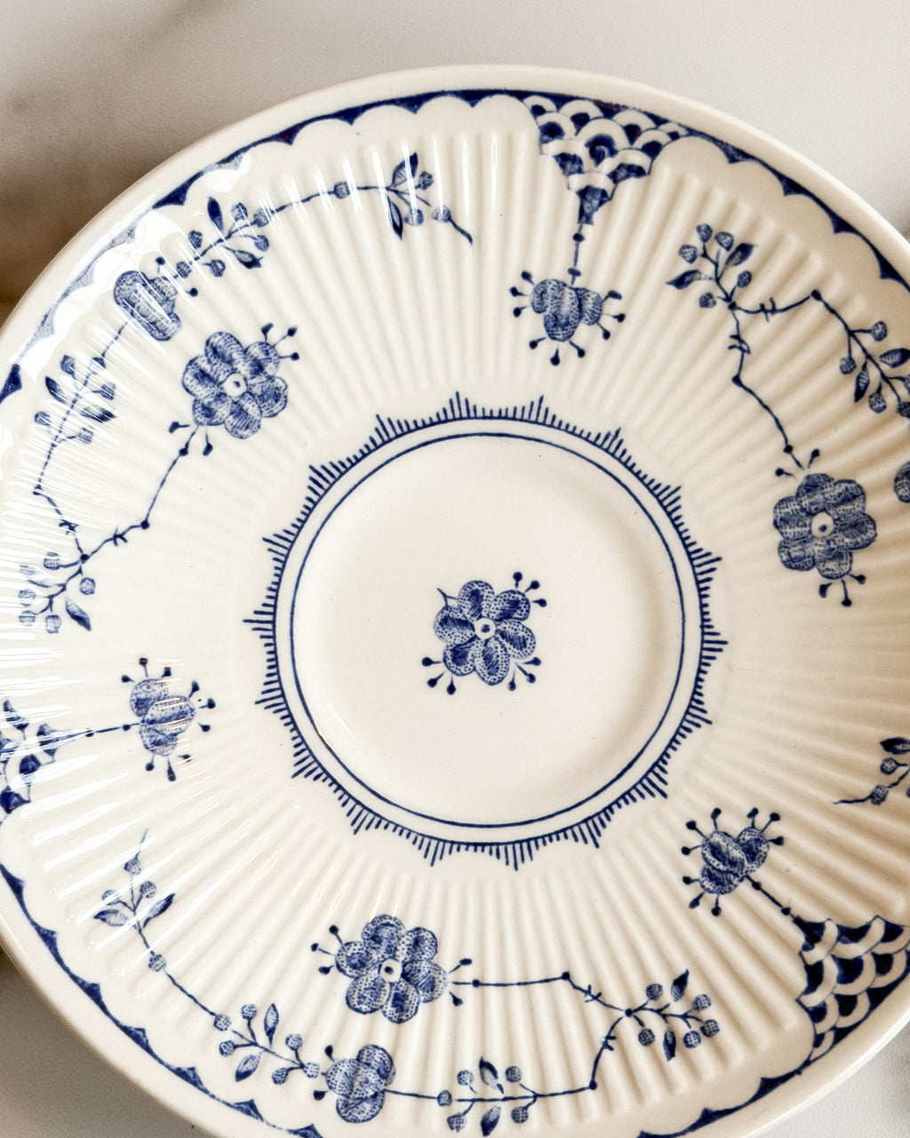 Vintage Franciscan Denmark English Ironstone Saucers Set of 4