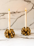 Michael Aram Dahlia Brass Candle Holders Set of 2