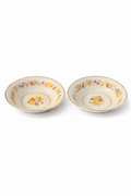 Pair of Vintage Floral China Dessert Bowls