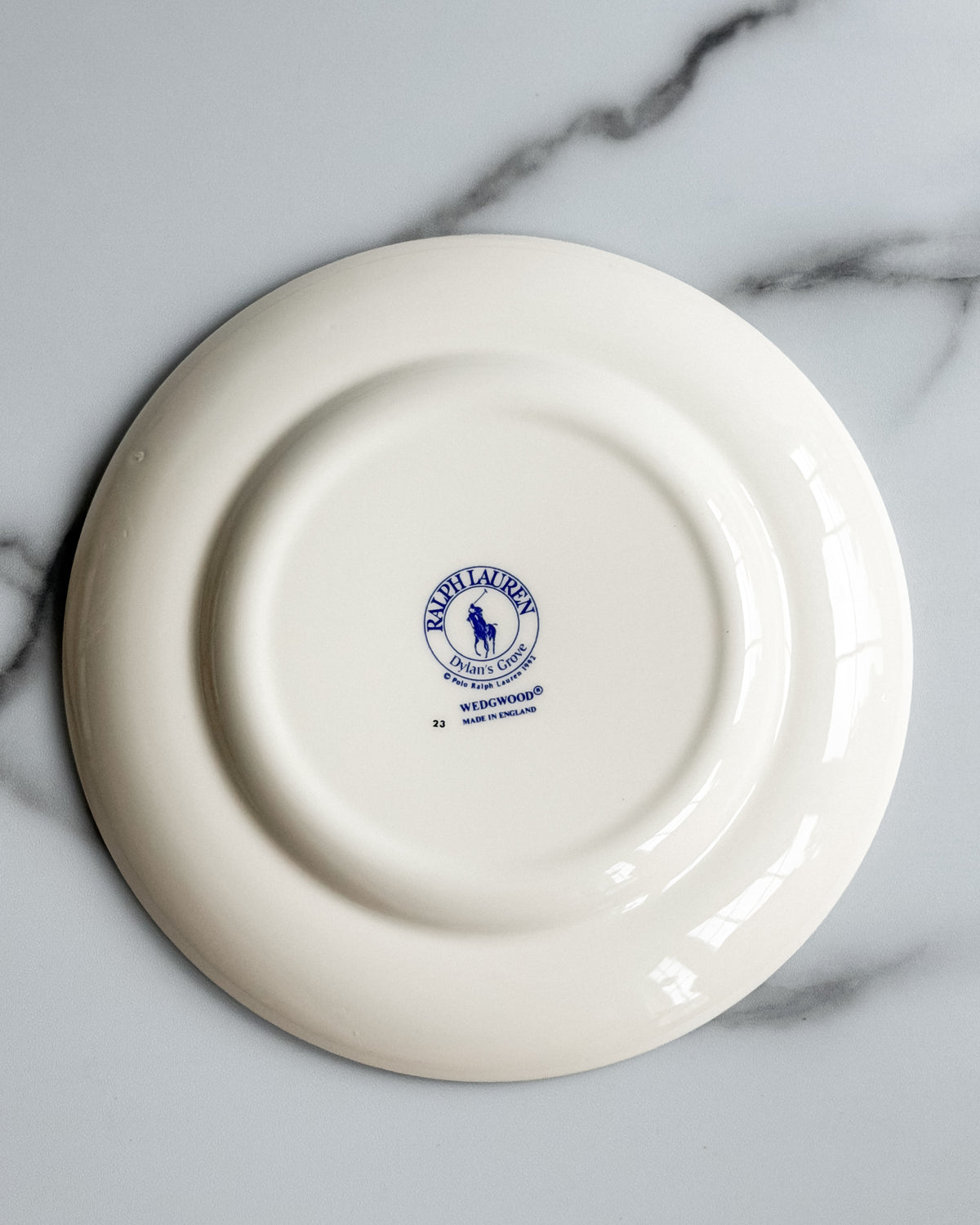 Ralph Lauren Dylan’s Grove Wedgwood 8” Plate Patriotic Floral Made in England