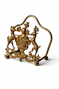Vintage Brass Letter Holder with “Honor” Crest