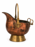 Copper & Brass Coal Scuttle Cashepot