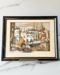 Little Boatyard, Venice Italy, Framed Picture