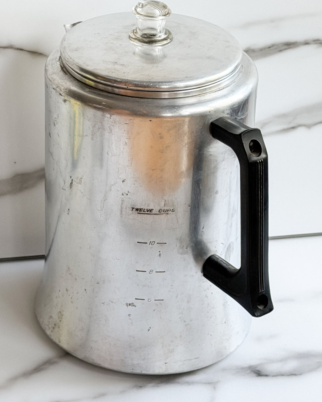 Vintage Mirro 493M 3 Qt Aluminum Stovetop Coffee Percolator Complete Made in USA