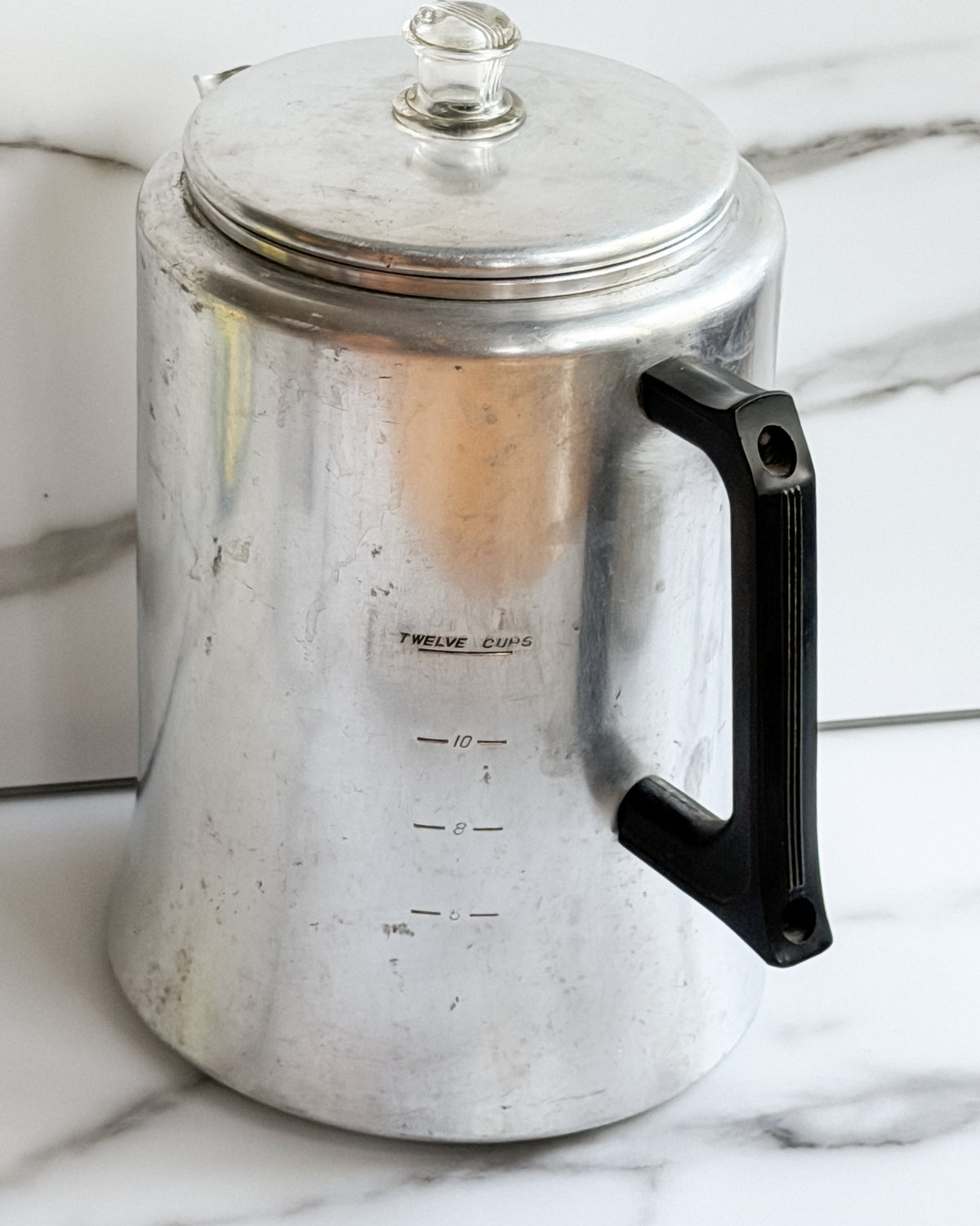 Vintage Mirro 493M 3 Qt Aluminum Stovetop Coffee Percolator Complete Made in USA
