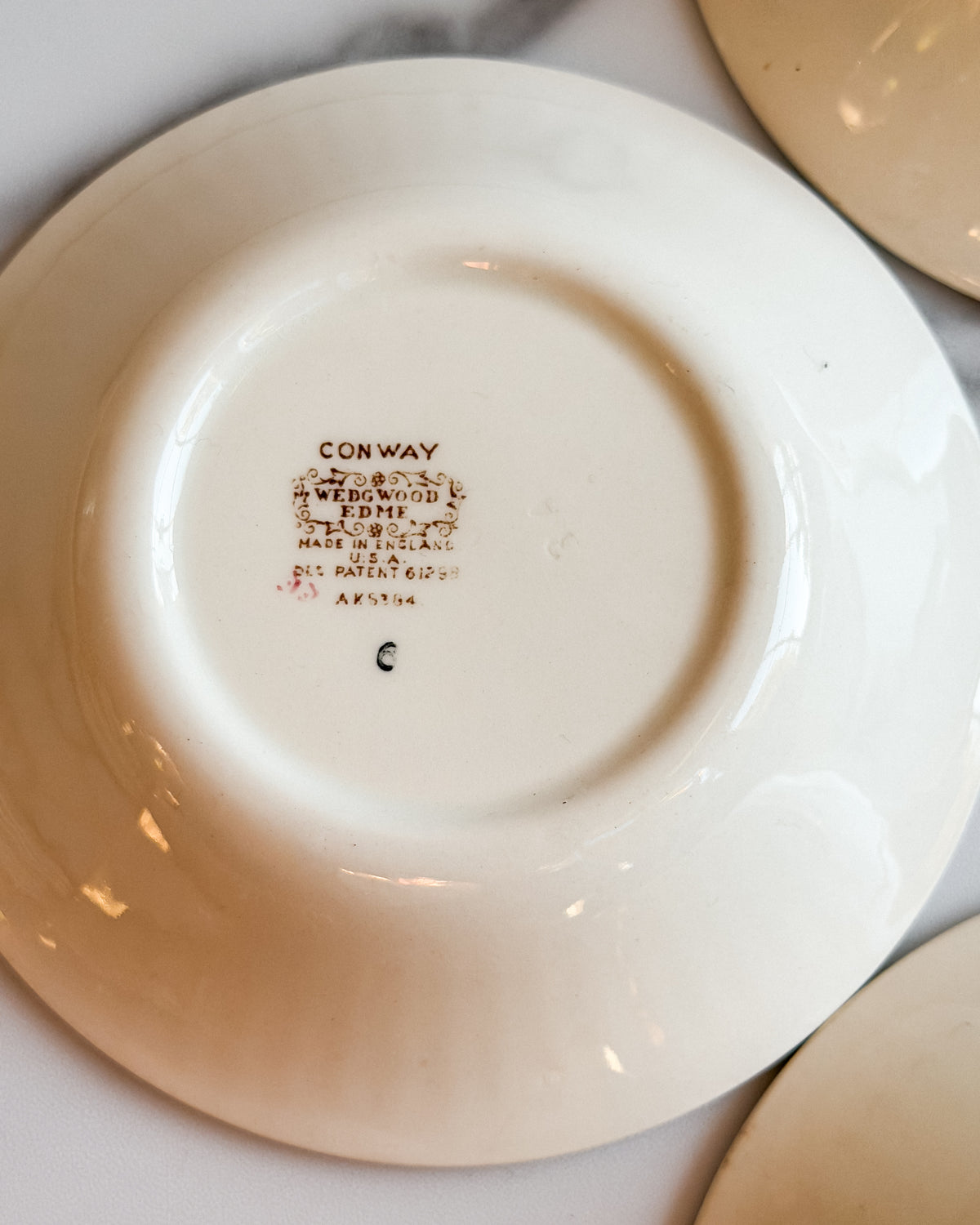 Vintage Wedgwood Edme Conway A.K. 8384 Floral Berry Bowl England set of 4