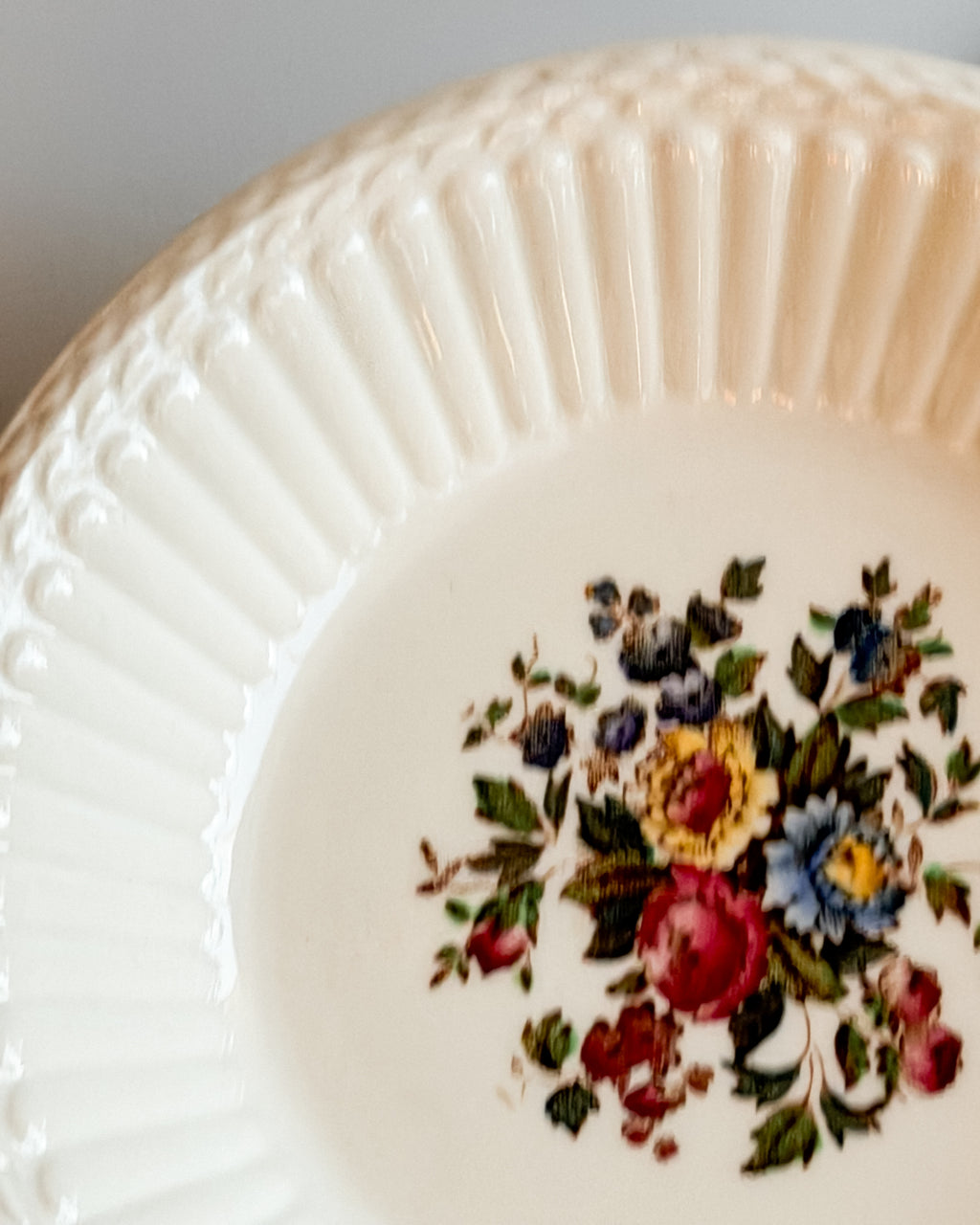 Vintage Wedgwood Edme Conway A.K. 8384 Floral Berry Bowl England set of 4