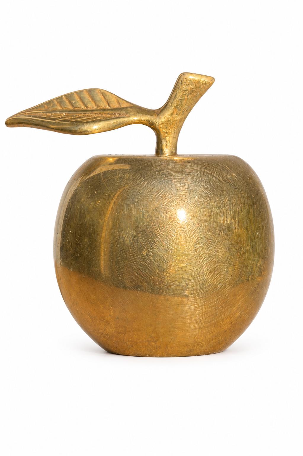 Vintage Brass Apple Bell
