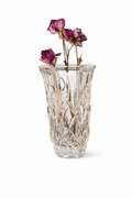 Vintage Cut Crystal Vase – 6.5”