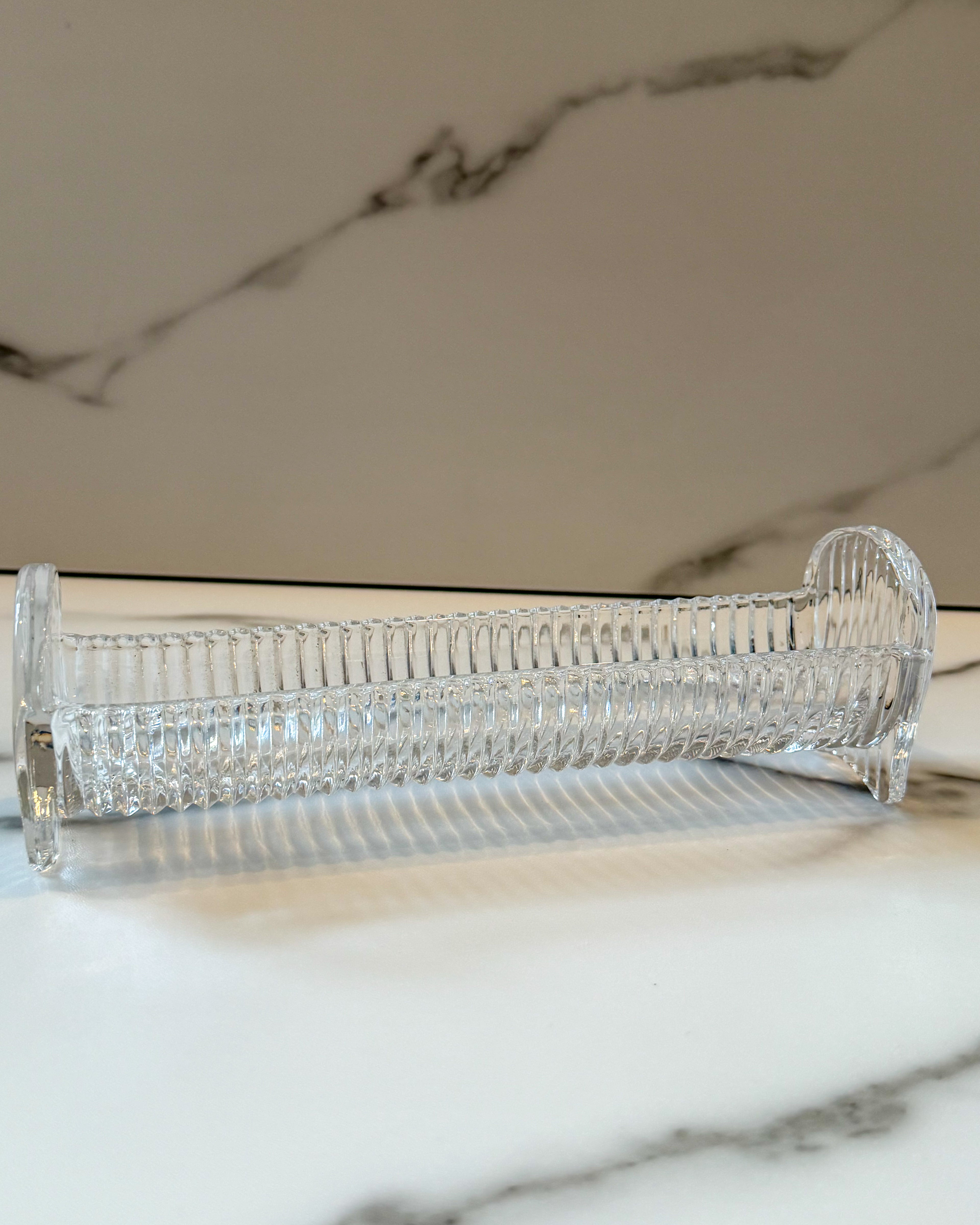 Godinger Crystal Harmony Cracker Tray