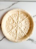 Vintage Hartstone USA Shortbread Mold Embossed Floral & Heart Design