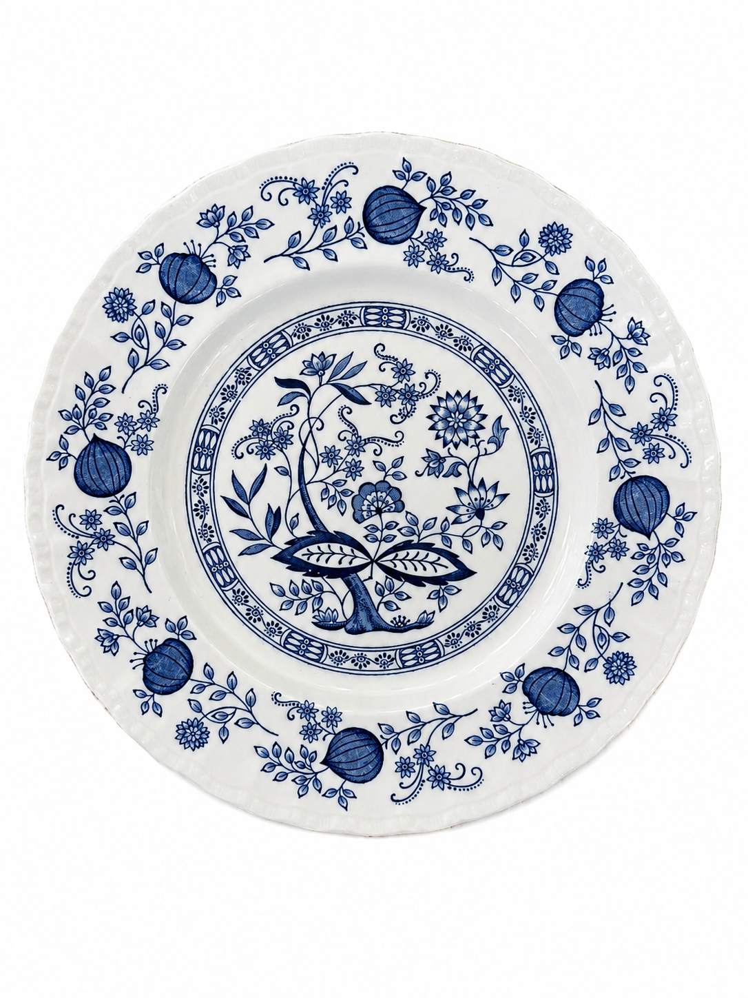 Vintage Enoch Wedgwood “Blue Heritage” Bread and Butter Plates set of 7