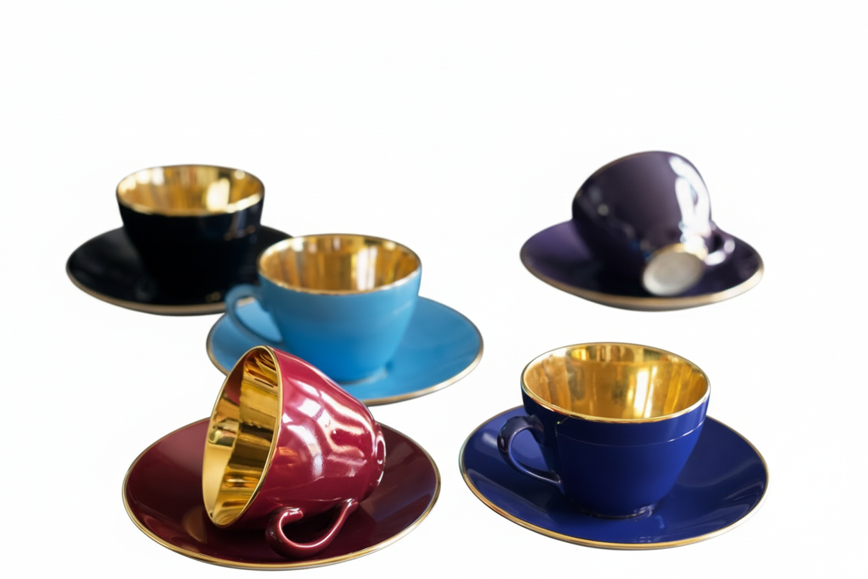 Copenhagen Espresso Cups & Saucers
