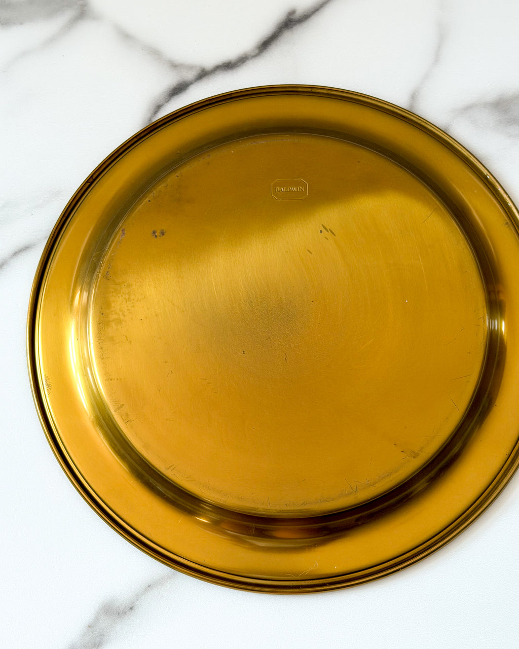 Baldwin Brass Etched Tray