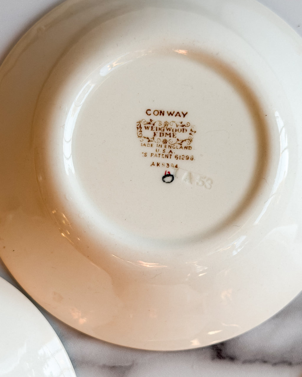 Vintage Wedgwood Edme Conway A.K. 8384 Floral Berry Bowl England set of 4