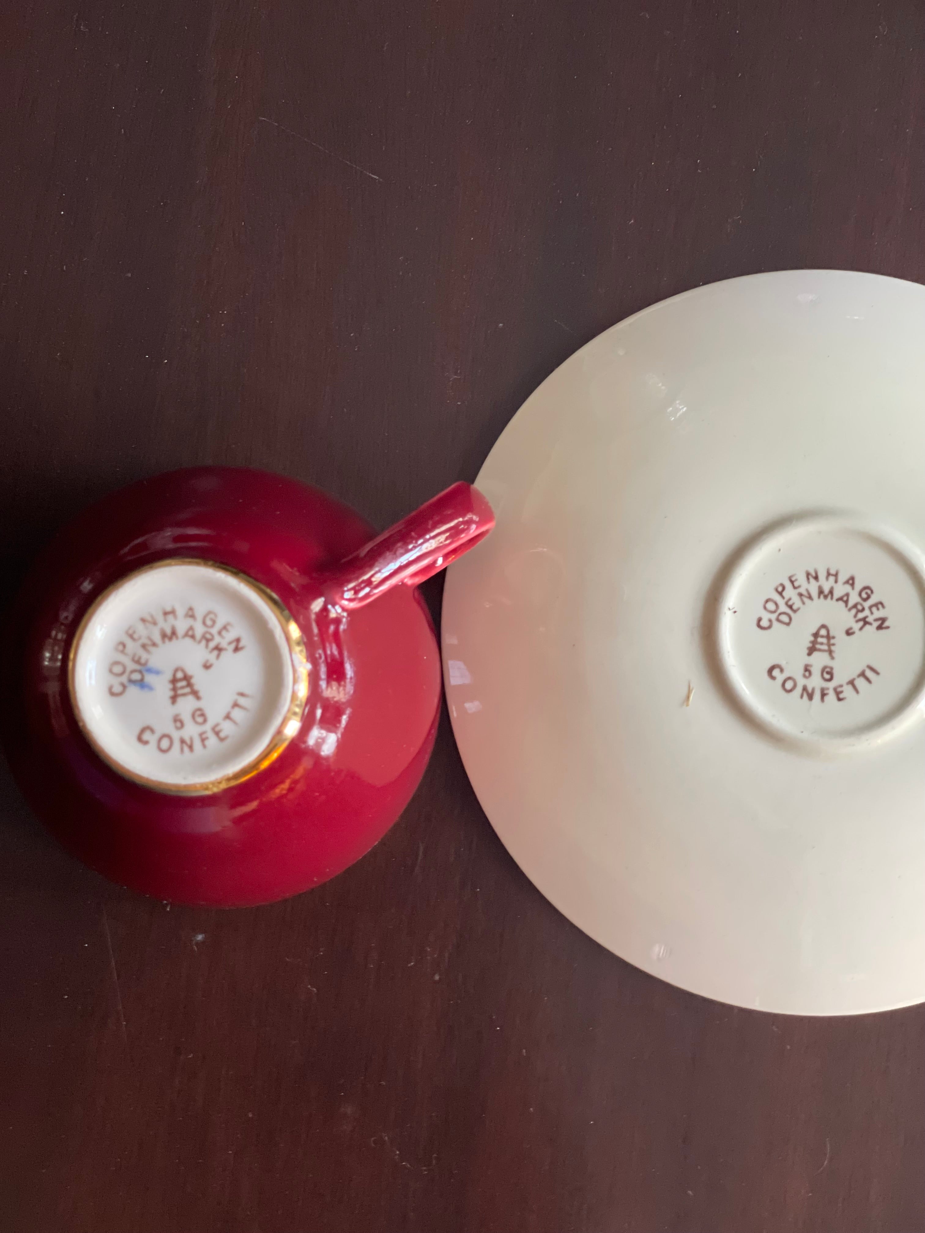 Copenhagen Espresso Cups & Saucers