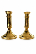 Pair of Vintage Brass Baldwin Candlestick Holders