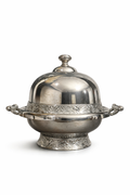 Vintage English Silverplate Covered Serving Dish with Dome Lid | EPNS A1