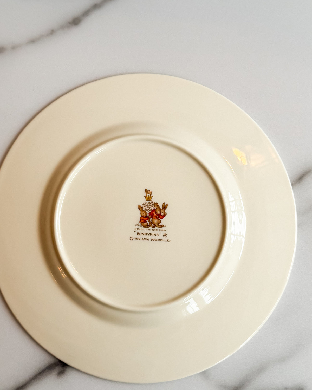 Vintage Royal Doulton Bunnykins Artist Plate English Fine Bone China Made in England 8”