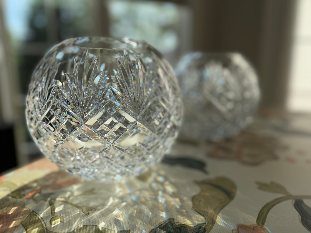 Pair of Lenox Crystal Star Vase
