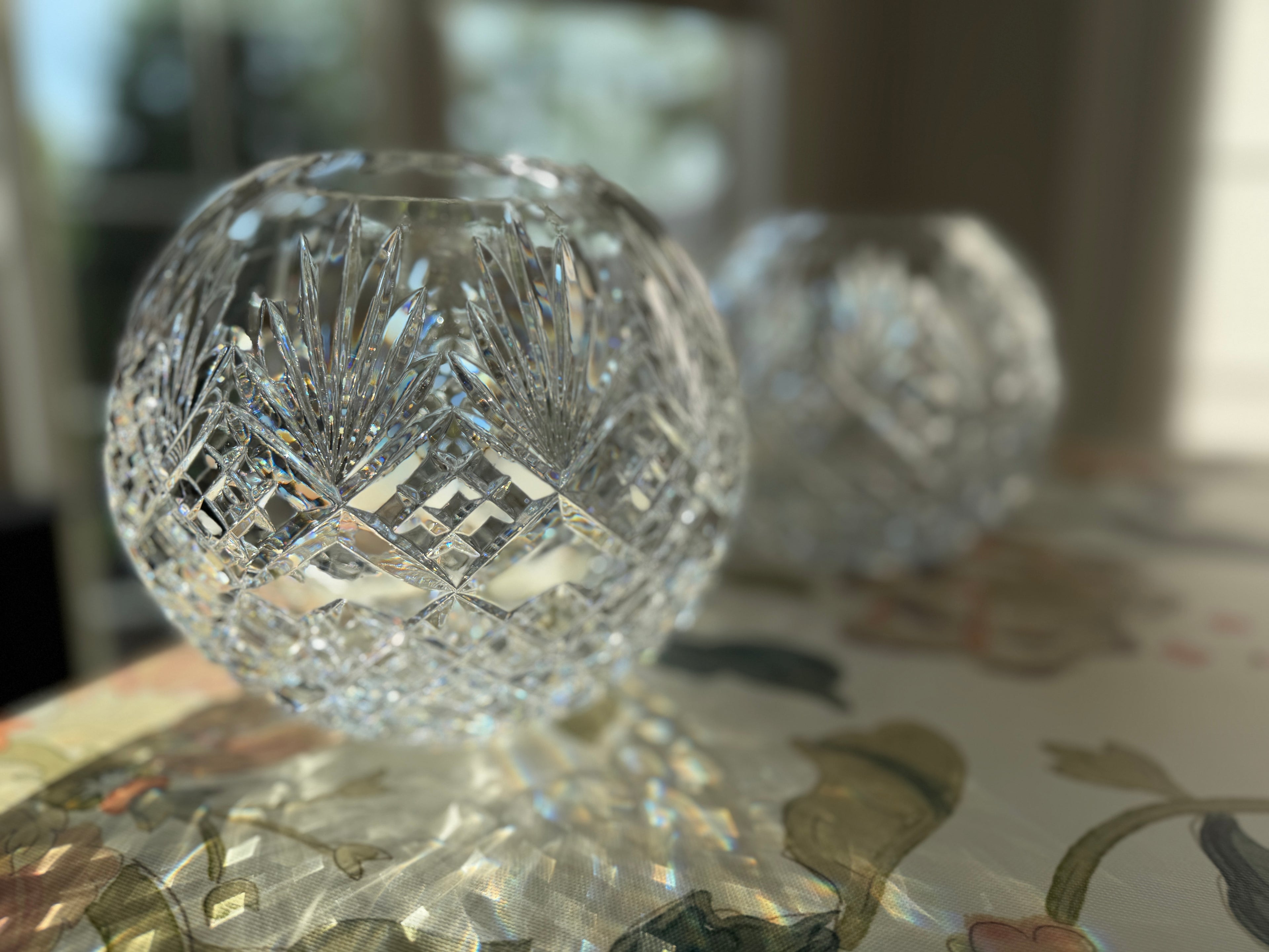 Pair of Lenox Crystal Star Vase