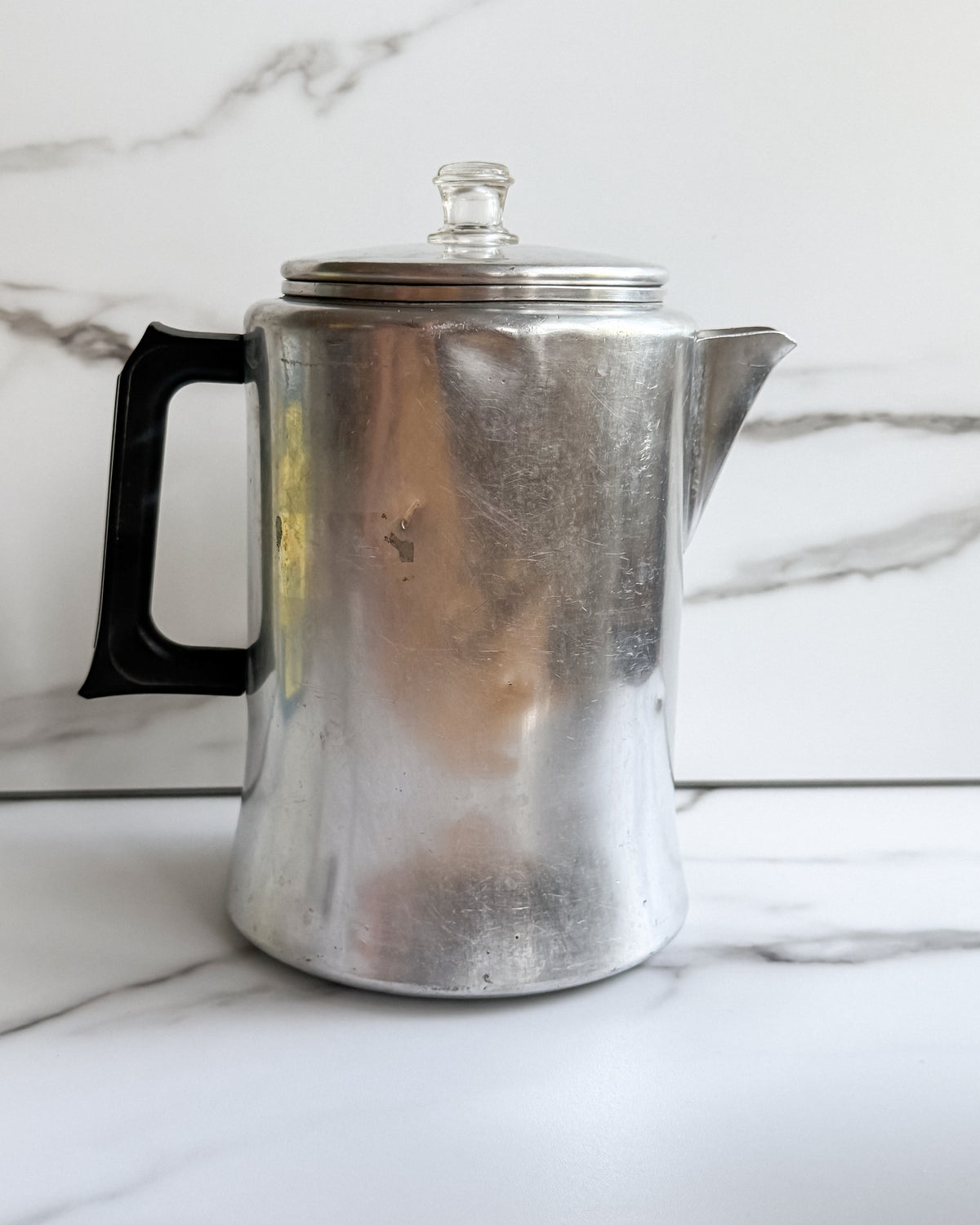 Vintage Mirro 493M 3 Qt Aluminum Stovetop Coffee Percolator Complete Made in USA