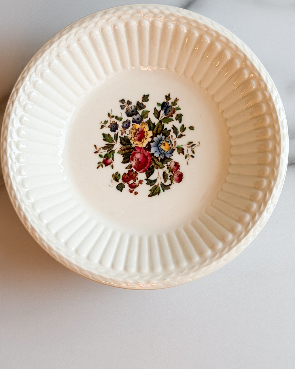 Vintage Wedgwood Edme Conway A.K. 8384 Floral Berry Bowl England set of 4