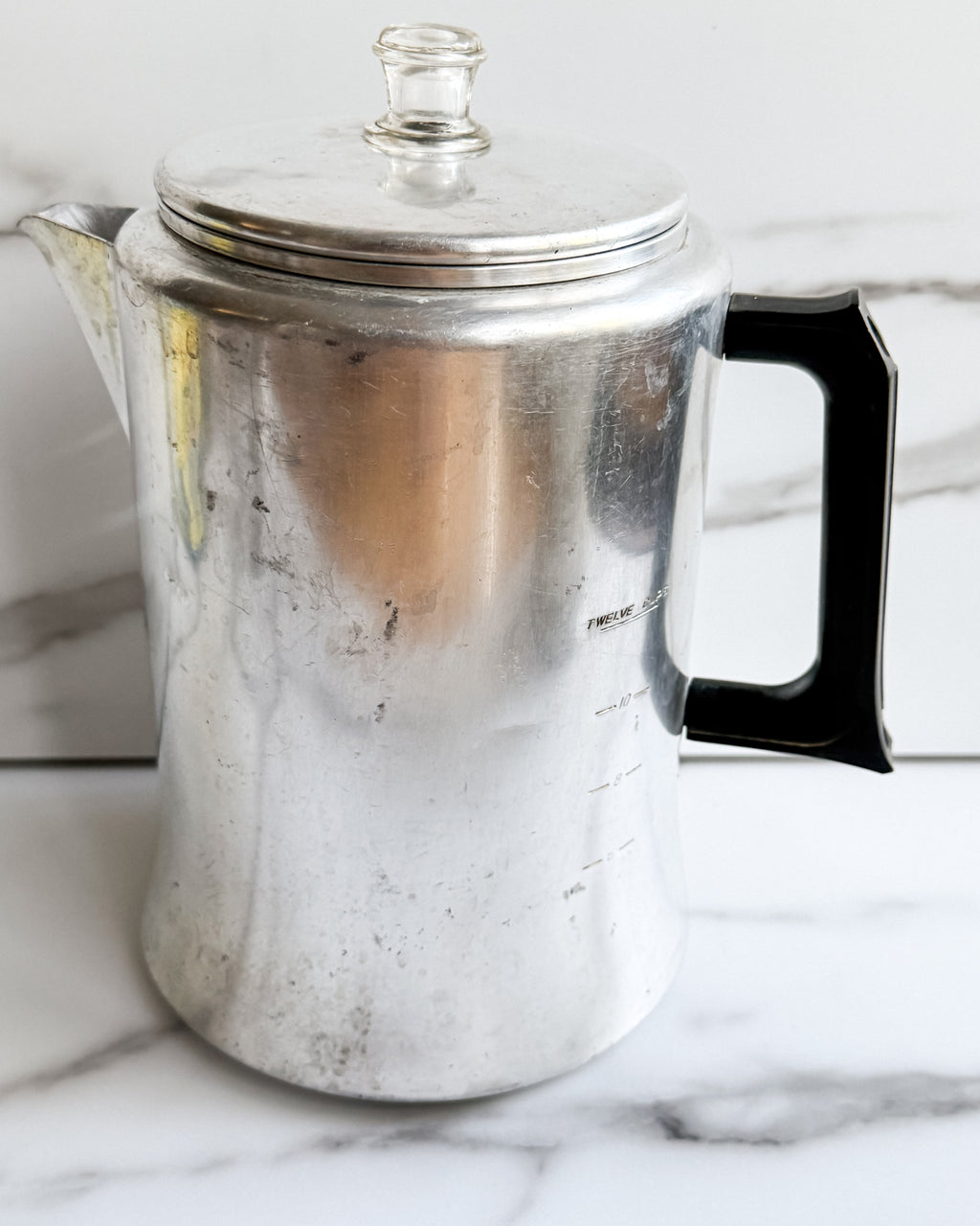Vintage Mirro 493M 3 Qt Aluminum Stovetop Coffee Percolator Complete Made in USA