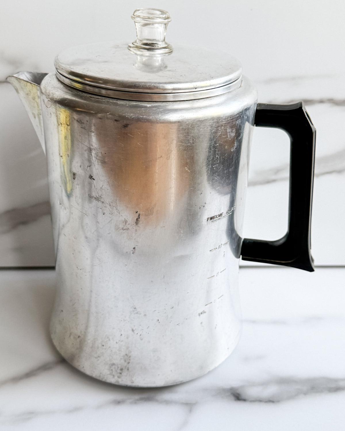 Vintage Mirro 493M 3 Qt Aluminum Stovetop Coffee Percolator Complete Made in USA