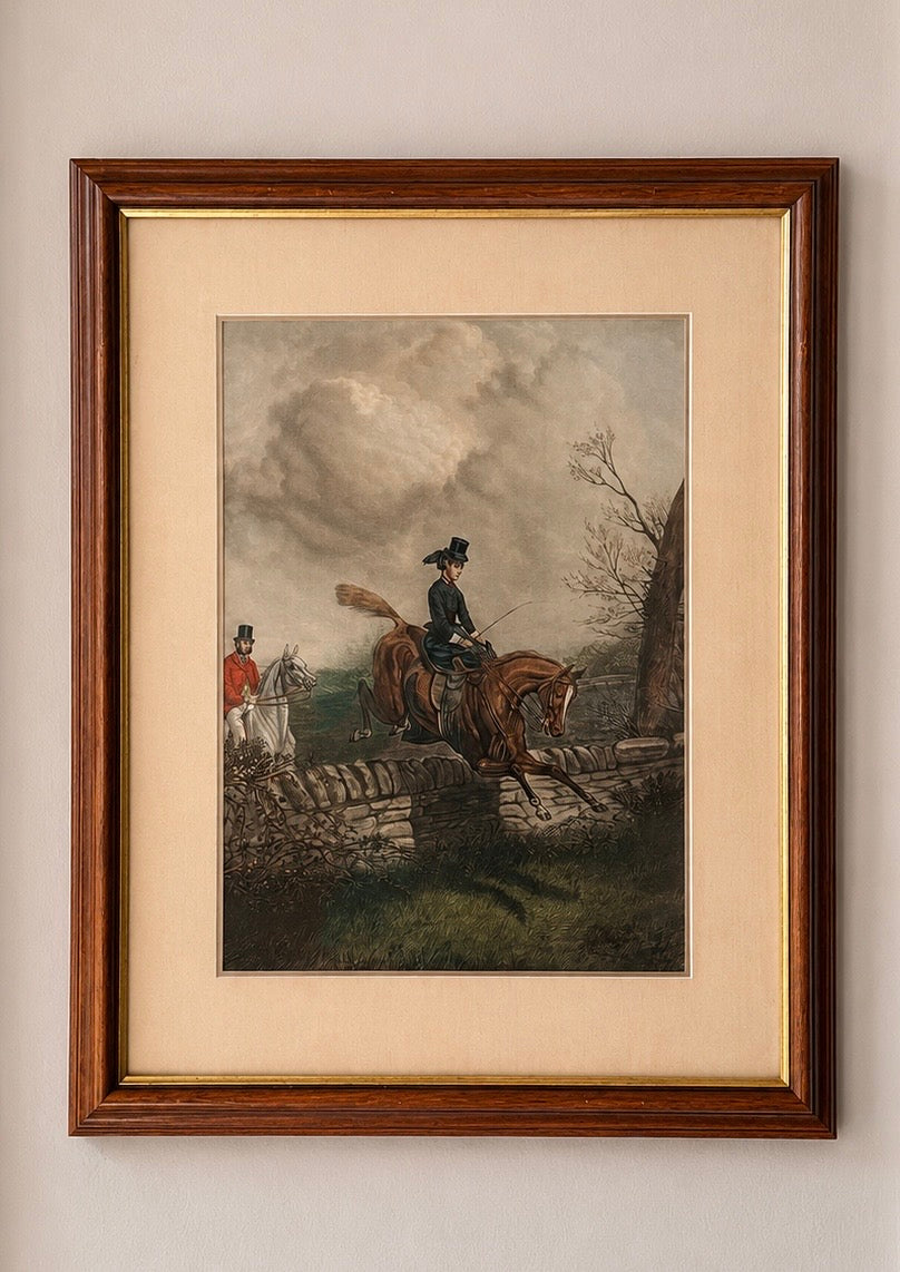 John Sturgess Framed Equestrian Print