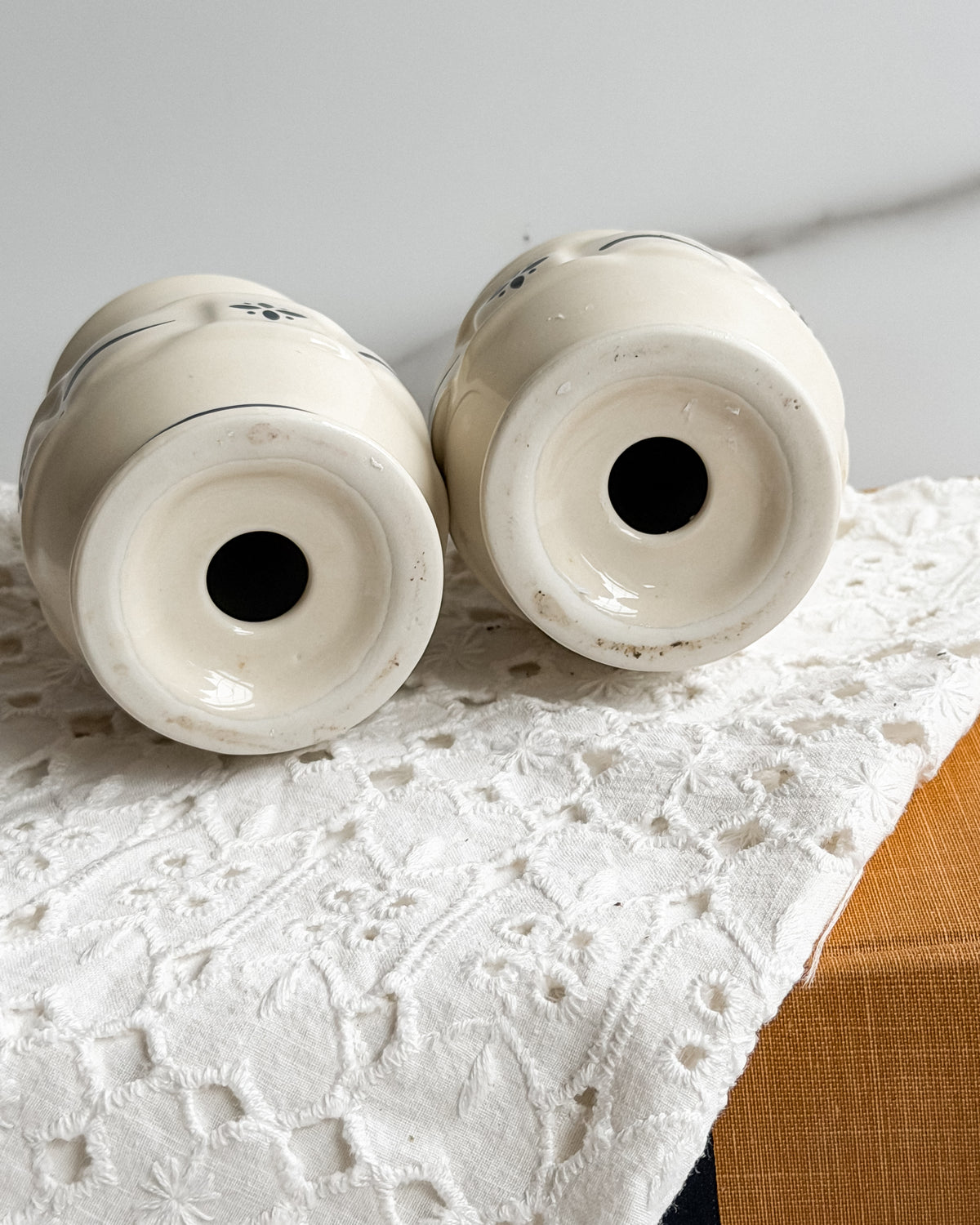Longerberger salt and pepper shakers