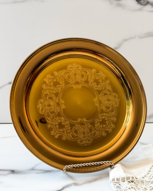 Baldwin Brass Etched Tray